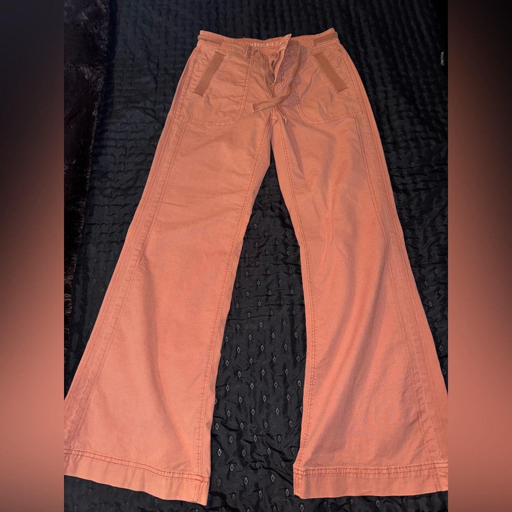 American Eagle Outfitters Coral Flare Jeans